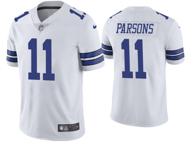 Men's Dallas Cowboys #11 Micah Parsons 2021 NFL Draft Vapor Limited Stitched Jersey
